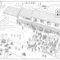 横浜市金沢区釜利谷東の賃貸物件/「八景市場」全体イメージ。右下にラウンジとオープンスペースがあります