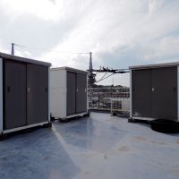 神奈川県川崎市高津区溝口の賃貸物件/屋上の物置が使用可能です