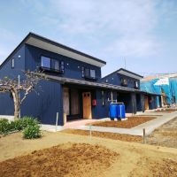 足立区六町の賃貸物件/まだ外構が整う前の外観