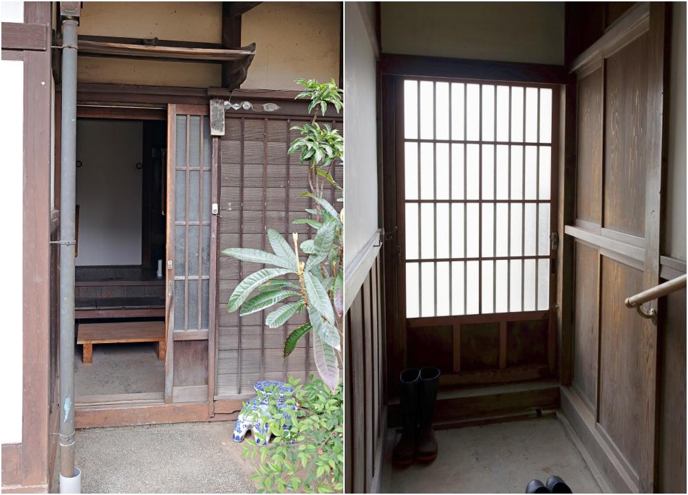 小玄関。日常的な通用口として