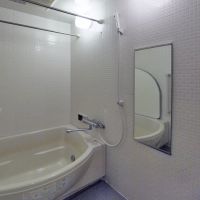 文京区白山の賃貸物件/大きめの浴槽のお風呂。追いだき機能と浴室乾燥機能がついている