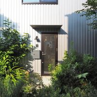 杉並区善福寺の賃貸物件/玄関。こんもりと茂る緑がたまらない