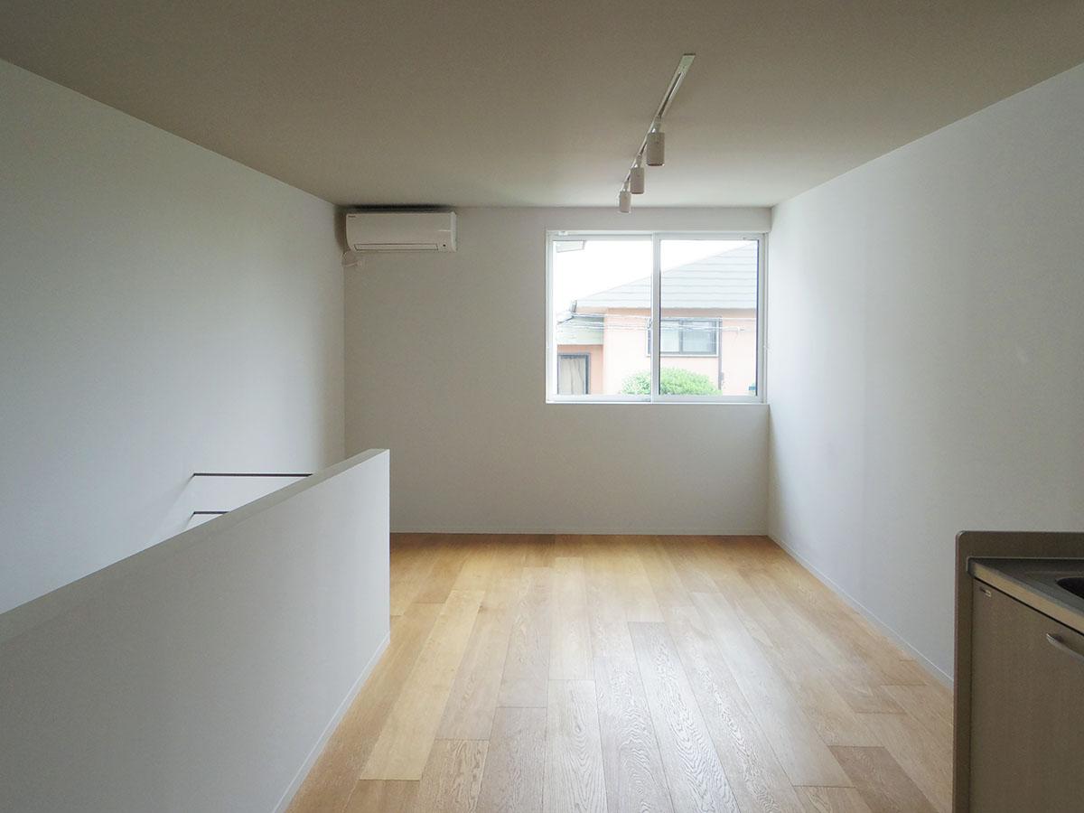 2階はリビング想定。柔らかな光と心地よい風が部屋を満たす
