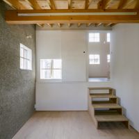 杉並区大宮の賃貸物件/専有部分：共用スペースとは引き戸で仕切られていて、共用部に人がいることがわかるような、ゆるい仕切りになっています（もちろん鍵はかかります）＊別部屋の参考写真ですが、仕様・広さはほぼ同じ