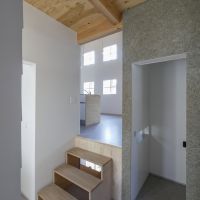 杉並区大宮の賃貸物件/C区画から共用ダイニングキッチンへ向けてのアングル（新築竣工時写真）