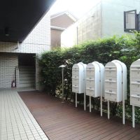 大田区大森中の賃貸物件/共用部の郵便受けがかわいらしい