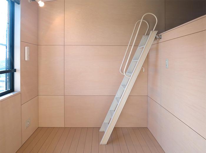 横浜市神奈川区大口通の賃貸物件/2階寝室はコンパクトですが、ロフトの使い方によっては広く使えそう。
