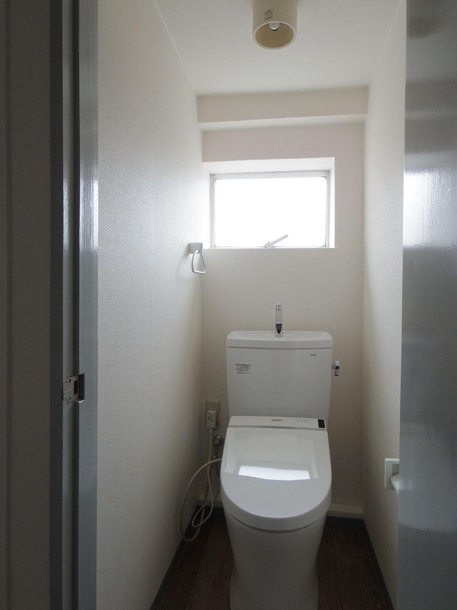 渋谷区千駄ヶ谷の賃貸物件/トイレはウォシュレット付き