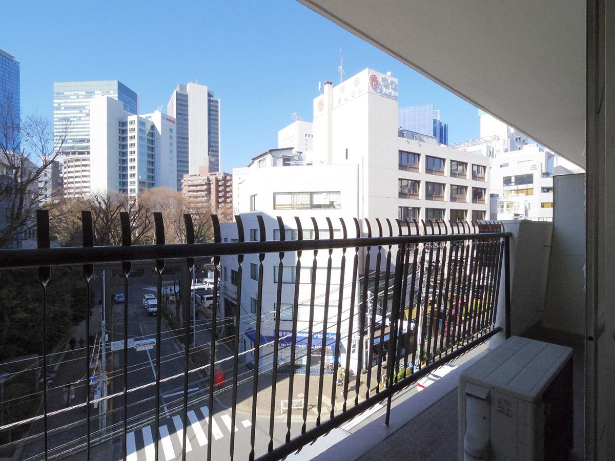 開放感のあるバルコニー