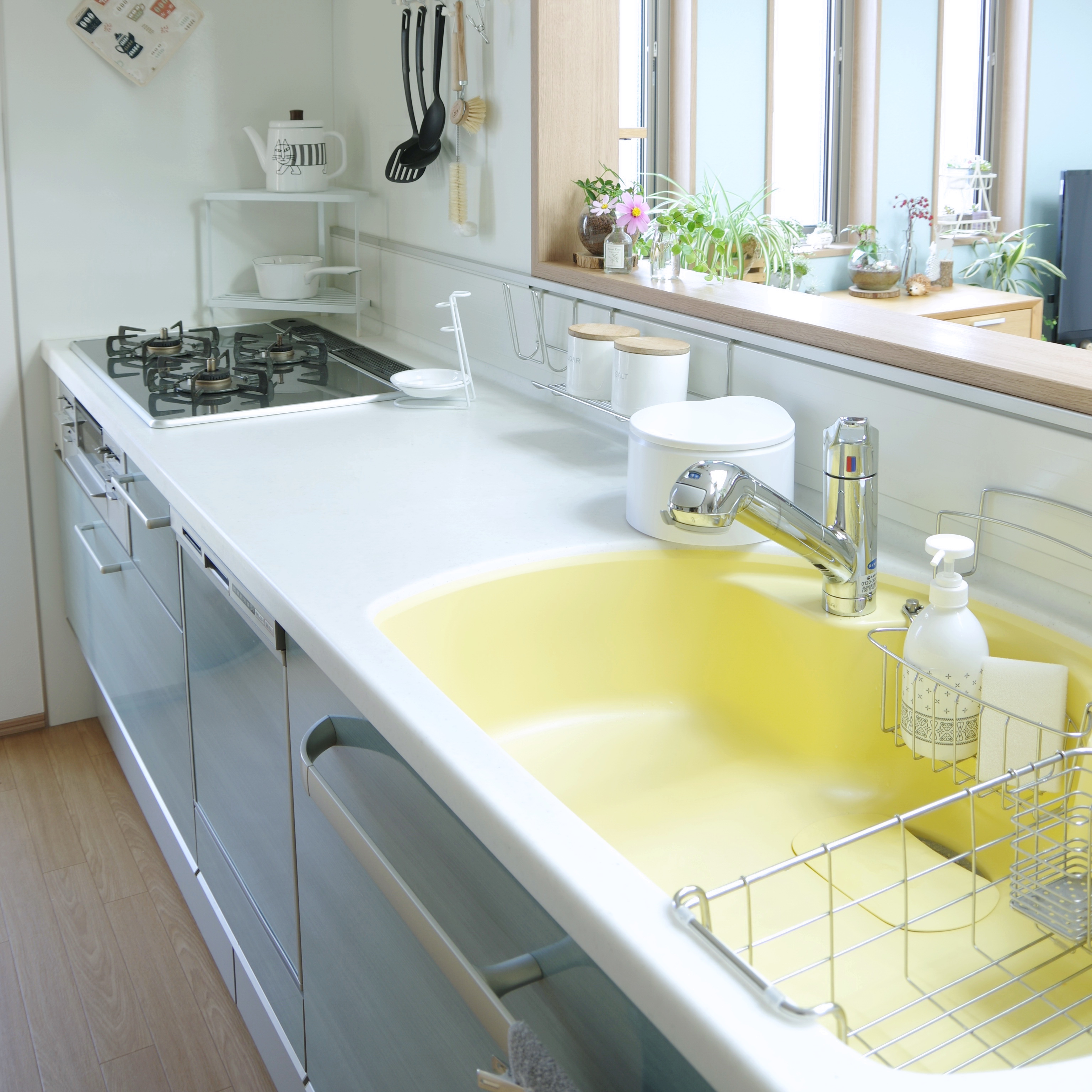 「色で魅せる引き算キッチン。誰でも使いやすく自分も快適に」 by Shooowkoさん