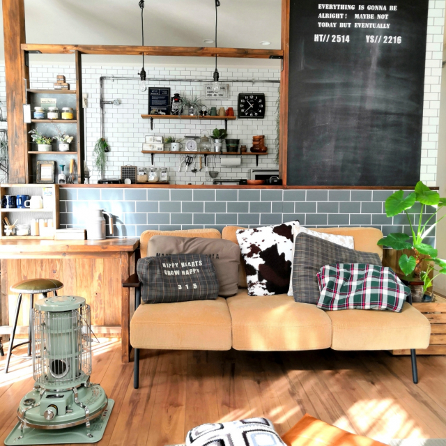 テイスト別☆DIYで極めたカフェ風キッチンカウンター | RoomClip mag