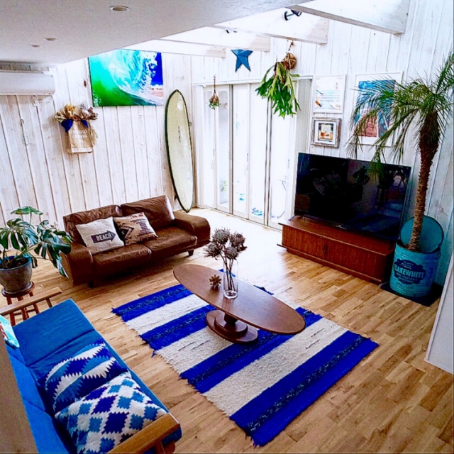 サーフ系スローインテリアで一足早く夏を楽しもう！ | RoomClip mag