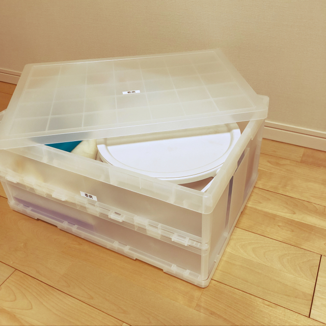 見た目すっきり☆無印良品ポリプロピレンキャリーボックス | RoomClip