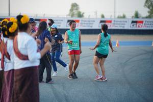 BIB: 7028
                            <button type="button" onclick="openModal(10457569)" class="btn btn-primary btn-sm float-right btn-popup" data-toggle="modal" data-target=".modal-high-quality">
                        <i class="fas fa-shopping-cart"></i> Add to Cart
                    </button>
                                            <button type="button" onclick="isThisMe(10457569, true)" class="btn btn-success btn-sm float-right btn-popup btn-isme hidden" data-toggle="tooltip" data-placement="bottom" title="นี่คือรูปของคุณใช่ไหม คลิกที่นี่เพื่อเอาเข้าอัลบั้ม">
                        <i class="fas fa-plus"></i> Add to album
                    </button>
                    <button type="button" onclick="isThisMe(10457569, false)" class="btn btn-warning btn-sm float-right btn-popup btn-isnotme hidden">
                        <i class="fas fa-ban"></i> Remove from album
                    </button>