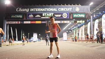 BIB: 26165
                            <button type="button" onclick="openModal(14175597)" class="btn btn-primary btn-sm float-right btn-popup" data-toggle="modal" data-target=".modal-high-quality">
                        <i class="fas fa-shopping-cart"></i> Add to Cart
                    </button>
                                            <button type="button" onclick="isThisMe(14175597, true)" class="btn btn-success btn-sm float-right btn-popup btn-isme hidden" data-toggle="tooltip" data-placement="bottom" title="นี่คือรูปของคุณใช่ไหม คลิกที่นี่เพื่อเอาเข้าอัลบั้ม">
                        <i class="fas fa-plus"></i> Add to album
                    </button>
                    <button type="button" onclick="isThisMe(14175597, false)" class="btn btn-warning btn-sm float-right btn-popup btn-isnotme hidden">
                        <i class="fas fa-ban"></i> Remove from album
                    </button>