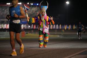 BIB: 40014, 684
                            <button type="button" onclick="openModal(20402042)" class="btn btn-primary btn-sm float-right btn-popup" data-toggle="modal" data-target=".modal-high-quality">
                        <i class="fas fa-shopping-cart"></i> Add to Cart
                    </button>
                                            <button type="button" onclick="isThisMe(20402042, true)" class="btn btn-success btn-sm float-right btn-popup btn-isme hidden" data-toggle="tooltip" data-placement="bottom" title="นี่คือรูปของคุณใช่ไหม คลิกที่นี่เพื่อเอาเข้าอัลบั้ม">
                        <i class="fas fa-plus"></i> Add to album
                    </button>
                    <button type="button" onclick="isThisMe(20402042, false)" class="btn btn-warning btn-sm float-right btn-popup btn-isnotme hidden">
                        <i class="fas fa-ban"></i> Remove from album
                    </button>