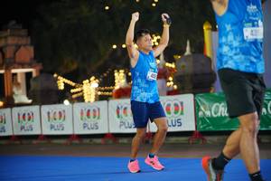 BIB: 100, 0000, 406
                            <button type="button" onclick="openModal(20430207)" class="btn btn-primary btn-sm float-right btn-popup" data-toggle="modal" data-target=".modal-high-quality">
                        <i class="fas fa-shopping-cart"></i> Add to Cart
                    </button>
                                            <button type="button" onclick="isThisMe(20430207, true)" class="btn btn-success btn-sm float-right btn-popup btn-isme hidden" data-toggle="tooltip" data-placement="bottom" title="นี่คือรูปของคุณใช่ไหม คลิกที่นี่เพื่อเอาเข้าอัลบั้ม">
                        <i class="fas fa-plus"></i> Add to album
                    </button>
                    <button type="button" onclick="isThisMe(20430207, false)" class="btn btn-warning btn-sm float-right btn-popup btn-isnotme hidden">
                        <i class="fas fa-ban"></i> Remove from album
                    </button>