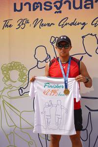 BIB: 354, 42195
                            <button type="button" onclick="openModal(8194357)" class="btn btn-primary btn-sm float-right btn-popup" data-toggle="modal" data-target=".modal-high-quality">
                        <i class="fas fa-shopping-cart"></i> Add to Cart
                    </button>
                                            <button type="button" onclick="isThisMe(8194357, true)" class="btn btn-success btn-sm float-right btn-popup btn-isme hidden" data-toggle="tooltip" data-placement="bottom" title="นี่คือรูปของคุณใช่ไหม คลิกที่นี่เพื่อเอาเข้าอัลบั้ม">
                        <i class="fas fa-plus"></i> Add to album
                    </button>
                    <button type="button" onclick="isThisMe(8194357, false)" class="btn btn-warning btn-sm float-right btn-popup btn-isnotme hidden">
                        <i class="fas fa-ban"></i> Remove from album
                    </button>