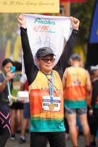 BIB: 42195, 243
                            <button type="button" onclick="openModal(8351719)" class="btn btn-primary btn-sm float-right btn-popup" data-toggle="modal" data-target=".modal-high-quality">
                        <i class="fas fa-shopping-cart"></i> Add to Cart
                    </button>
                                            <button type="button" onclick="isThisMe(8351719, true)" class="btn btn-success btn-sm float-right btn-popup btn-isme hidden" data-toggle="tooltip" data-placement="bottom" title="นี่คือรูปของคุณใช่ไหม คลิกที่นี่เพื่อเอาเข้าอัลบั้ม">
                        <i class="fas fa-plus"></i> Add to album
                    </button>
                    <button type="button" onclick="isThisMe(8351719, false)" class="btn btn-warning btn-sm float-right btn-popup btn-isnotme hidden">
                        <i class="fas fa-ban"></i> Remove from album
                    </button>