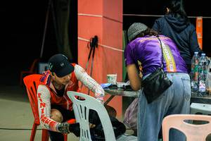 BIB: 
                            <button type="button" onclick="openModal(25384916)" class="btn btn-primary btn-sm float-right btn-popup" data-toggle="modal" data-target=".modal-high-quality">
                        <i class="fas fa-shopping-cart"></i> Add to Cart
                    </button>
                                            <button type="button" onclick="isThisMe(25384916, true)" class="btn btn-success btn-sm float-right btn-popup btn-isme hidden" data-toggle="tooltip" data-placement="bottom" title="นี่คือรูปของคุณใช่ไหม คลิกที่นี่เพื่อเอาเข้าอัลบั้ม">
                        <i class="fas fa-plus"></i> Add to album
                    </button>
                    <button type="button" onclick="isThisMe(25384916, false)" class="btn btn-warning btn-sm float-right btn-popup btn-isnotme hidden">
                        <i class="fas fa-ban"></i> Remove from album
                    </button>