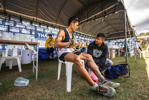 BIB: 195, 0001834, 205
                            <button type="button" onclick="openModal(19369718)" class="btn btn-primary btn-sm float-right btn-popup" data-toggle="modal" data-target=".modal-high-quality">
                        <i class="fas fa-shopping-cart"></i> Add to Cart
                    </button>
                                            <button type="button" onclick="isThisMe(19369718, true)" class="btn btn-success btn-sm float-right btn-popup btn-isme hidden" data-toggle="tooltip" data-placement="bottom" title="นี่คือรูปของคุณใช่ไหม คลิกที่นี่เพื่อเอาเข้าอัลบั้ม">
                        <i class="fas fa-plus"></i> Add to album
                    </button>
                    <button type="button" onclick="isThisMe(19369718, false)" class="btn btn-warning btn-sm float-right btn-popup btn-isnotme hidden">
                        <i class="fas fa-ban"></i> Remove from album
                    </button>