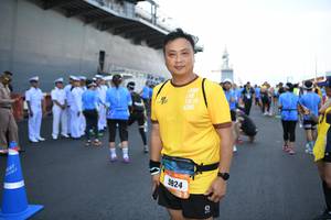 BIB: 9824
                            <button type="button" onclick="openModal(3433236)" class="btn btn-primary btn-sm float-right btn-popup" data-toggle="modal" data-target=".modal-high-quality">
                        <i class="fas fa-shopping-cart"></i> Add to Cart
                    </button>
                                            <button type="button" onclick="isThisMe(3433236, true)" class="btn btn-success btn-sm float-right btn-popup btn-isme hidden" data-toggle="tooltip" data-placement="bottom" title="นี่คือรูปของคุณใช่ไหม คลิกที่นี่เพื่อเอาเข้าอัลบั้ม">
                        <i class="fas fa-plus"></i> Add to album
                    </button>
                    <button type="button" onclick="isThisMe(3433236, false)" class="btn btn-warning btn-sm float-right btn-popup btn-isnotme hidden">
                        <i class="fas fa-ban"></i> Remove from album
                    </button>