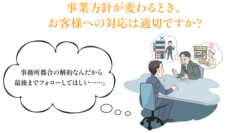 メイン画像：お客様との面談頻度は契約道理ですか？