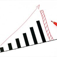 Hand drawing business graph