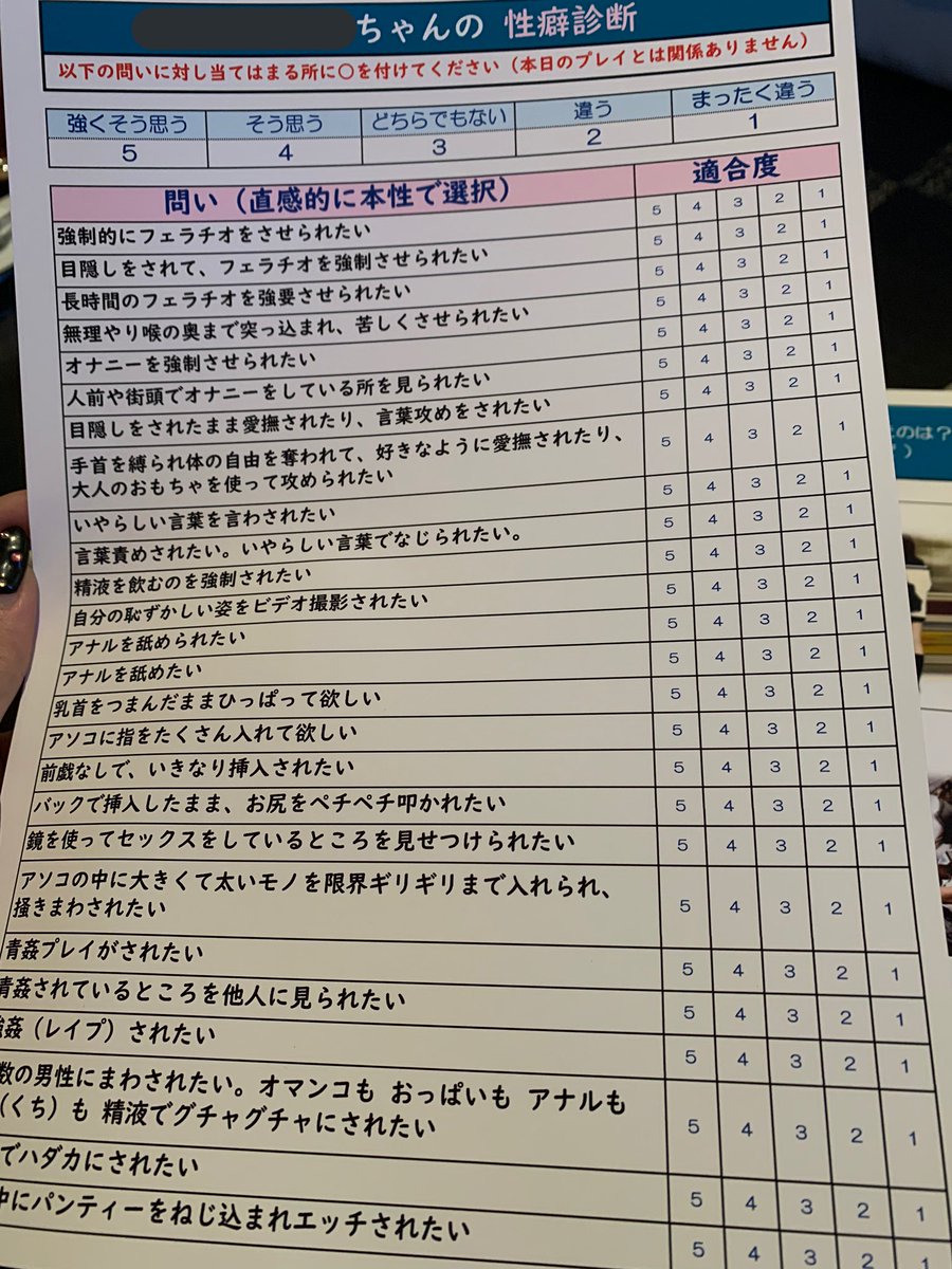 これ書いてって渡してきた世界一キモイ客いてさいしょ学力テストだとおもったし、しずえさんを侮辱するな