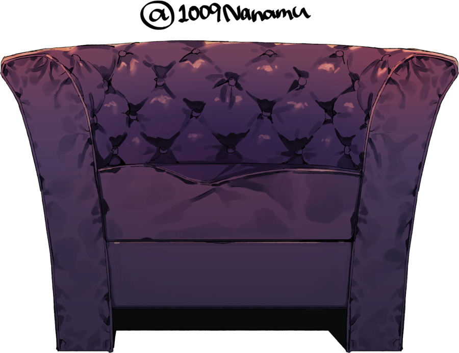 描いたけど人で力尽きたソファフリー素材にします　推し座らせて・・  ⭕️商用利用可/⚠️二次配布不可/加筆とか加工お好きにどうぞ/使う時私のID消してください