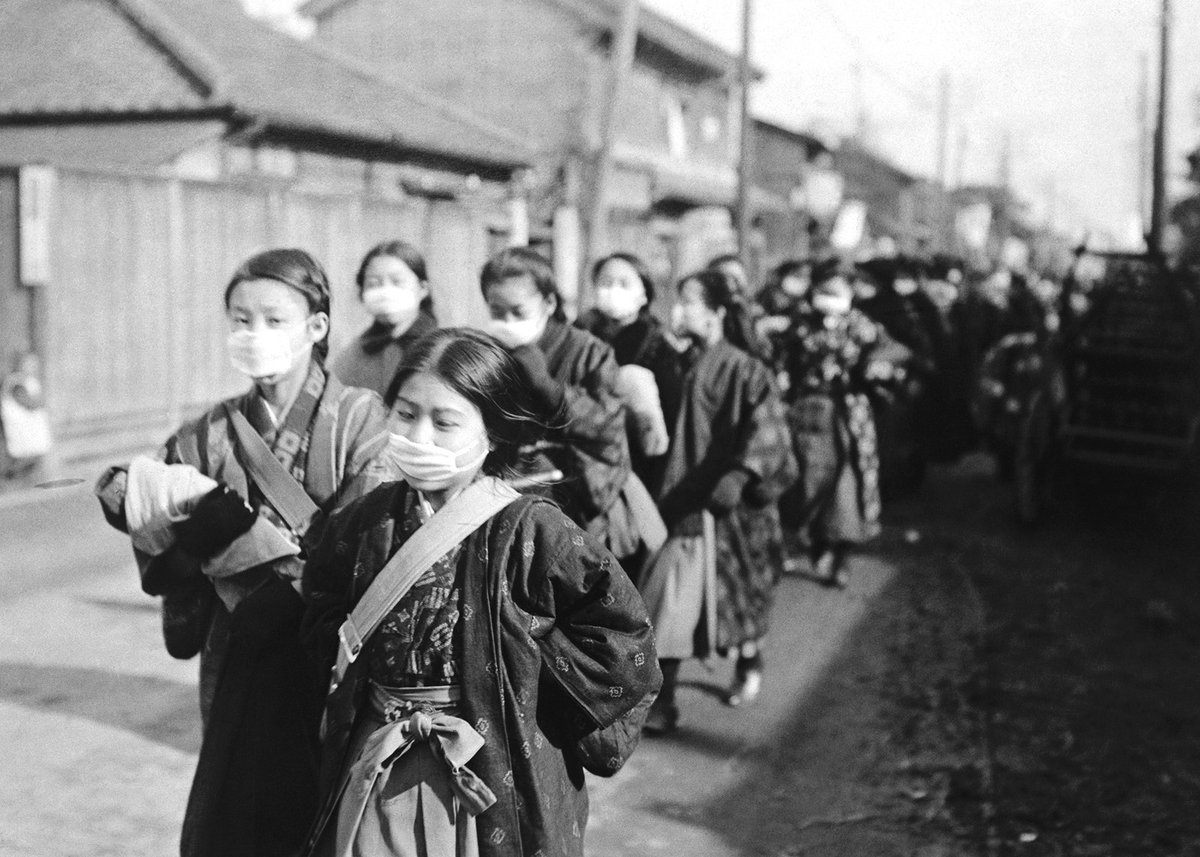 速報◆17日、スペイン風邪が日本中で蔓延しつつある