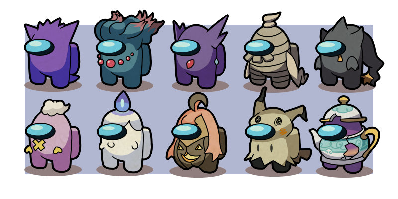 AmongUs×ゴーストタイプ 