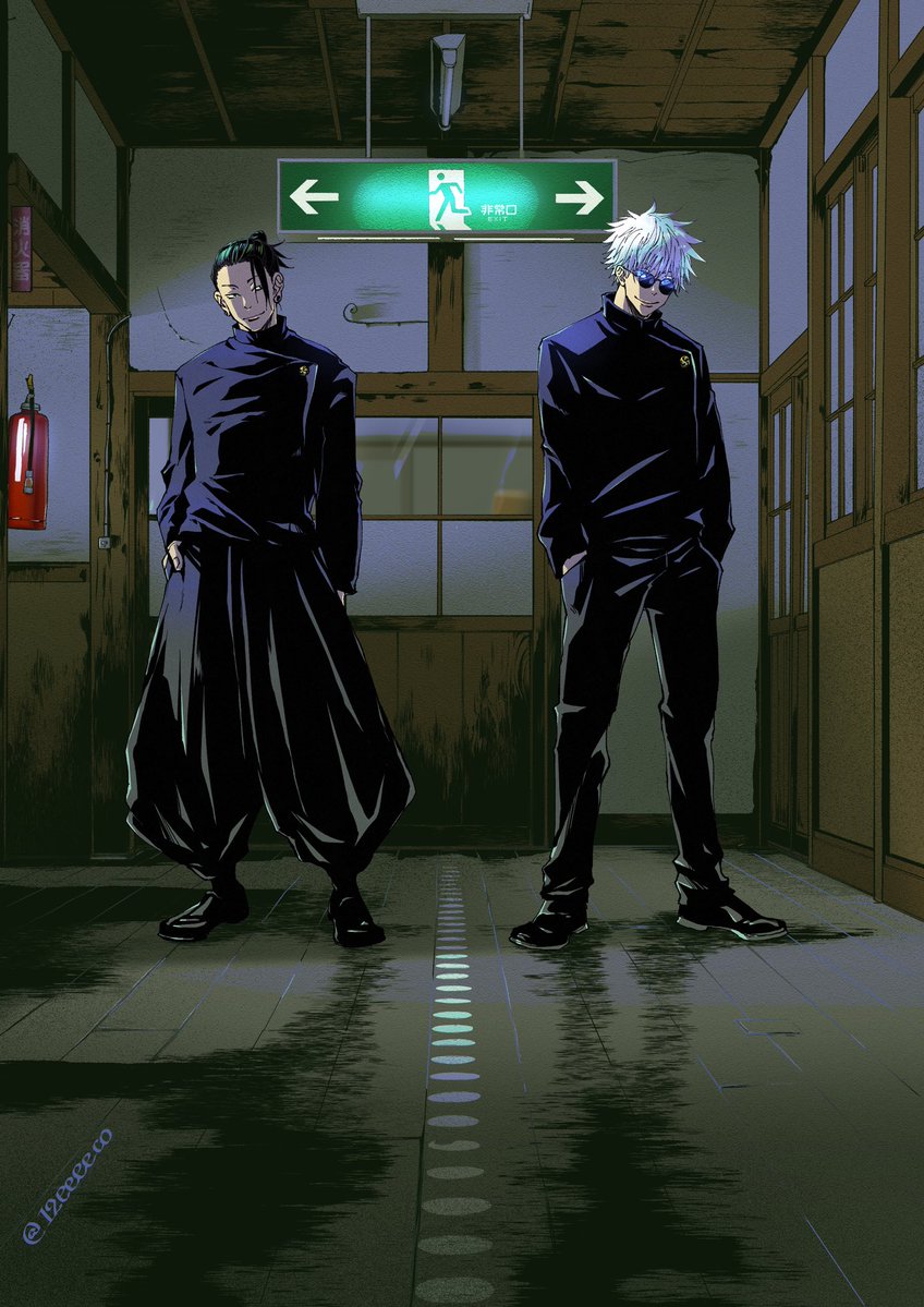 五夏 完成版と線画 