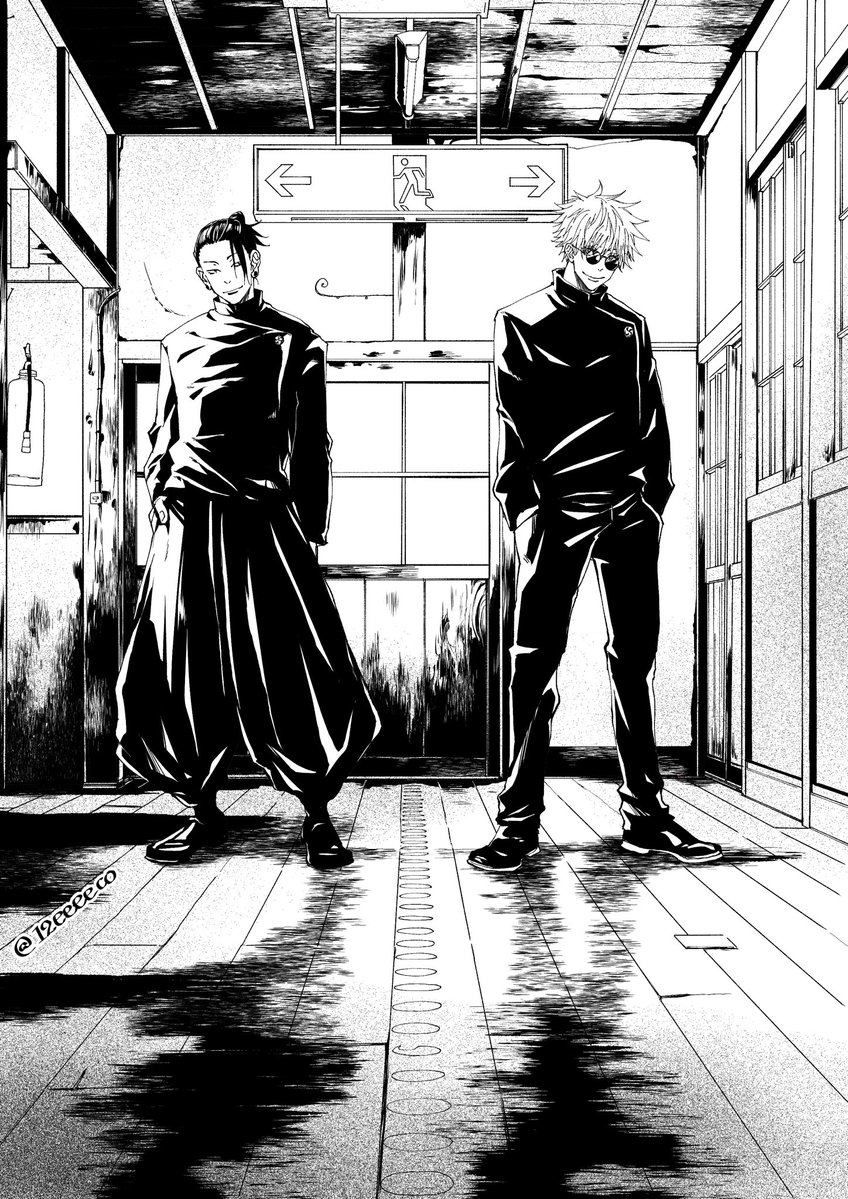 五夏 完成版と線画 