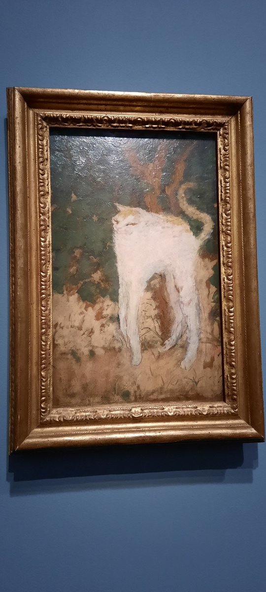 オルセー美術館で猫の写真ヘタクソ選手権みたいな絵見つけた