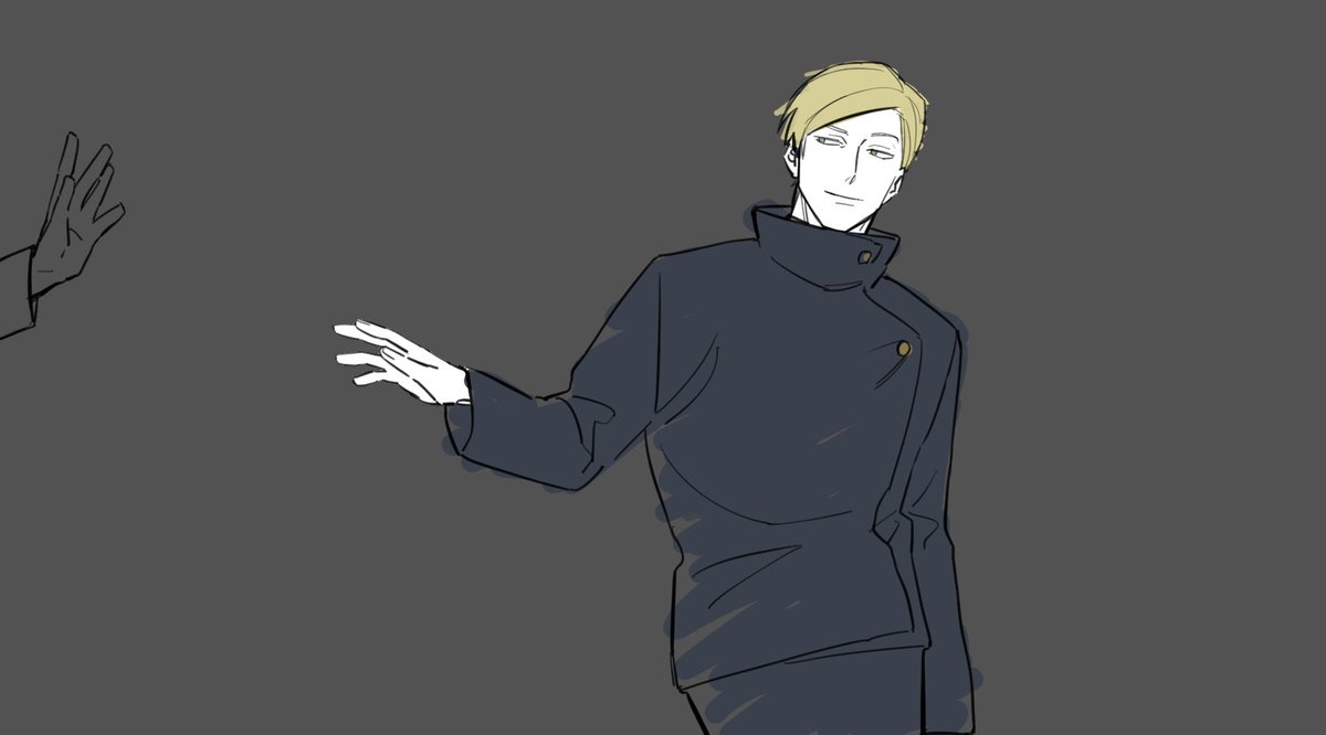 お題箱より「呪術初期のEDで虎杖がワックスつけてるシーンをナナミンで」  歌 : 七海　出演 : 全部七海 