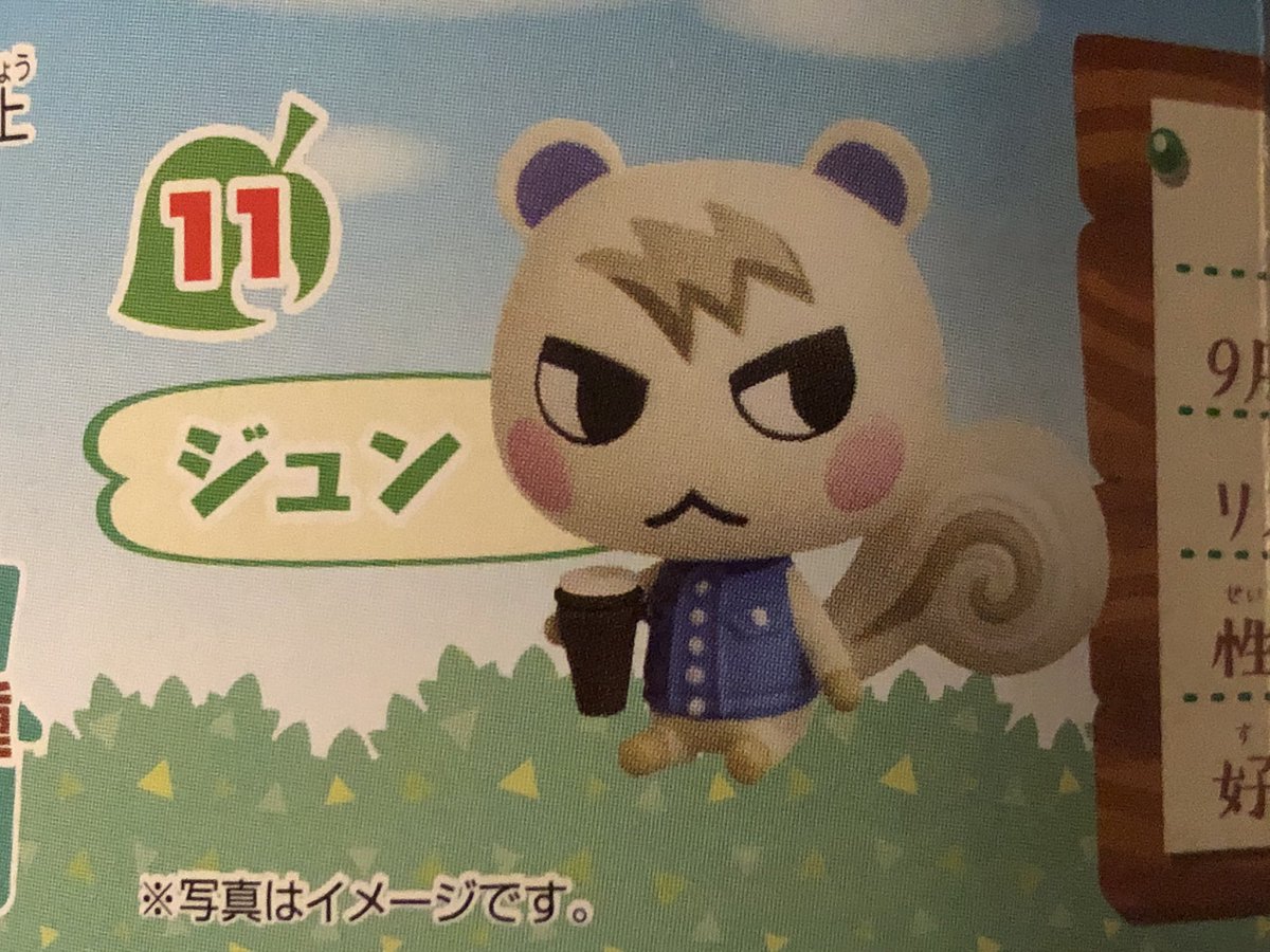 どうぶつの森のチョコエッグ…ジュン…くん…