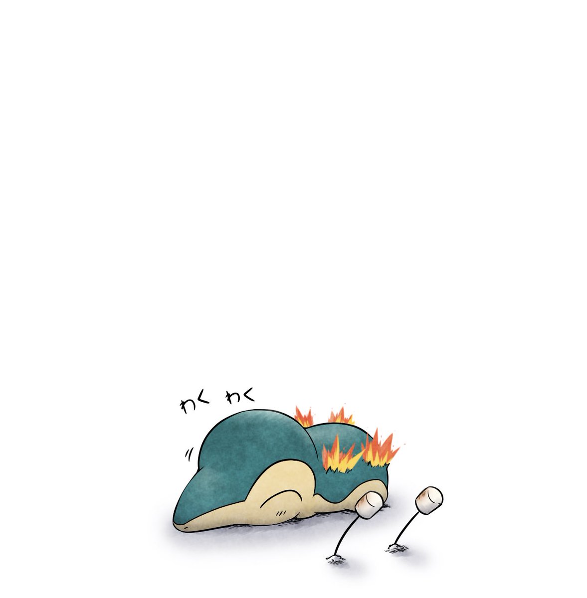 ヒノアラシとマシュマロ 