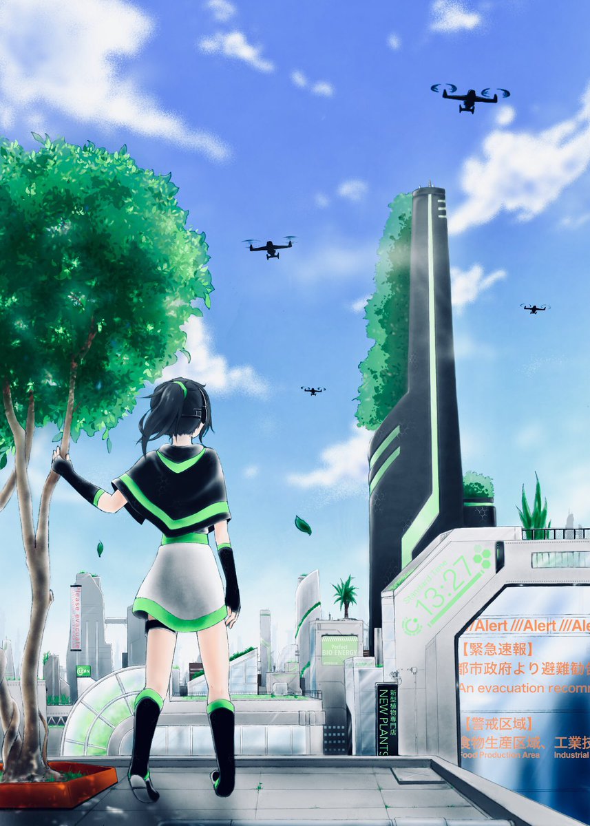 #成長してたらRT見た人もやる #ビフォーアフター   実は過去絵のリメイクなんです ◀︎2018                           2021▶︎ 