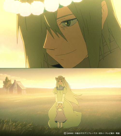 ラスボスによって『心の中で望んでいる世界』に各々が囚われた際に、子孫を作れない身体のチンピラキャラが平和な世界で家庭を持つという幸せな夢を振り払い戦場へと戻っていくシーン  #一番印象に残ったアニメのシーン 