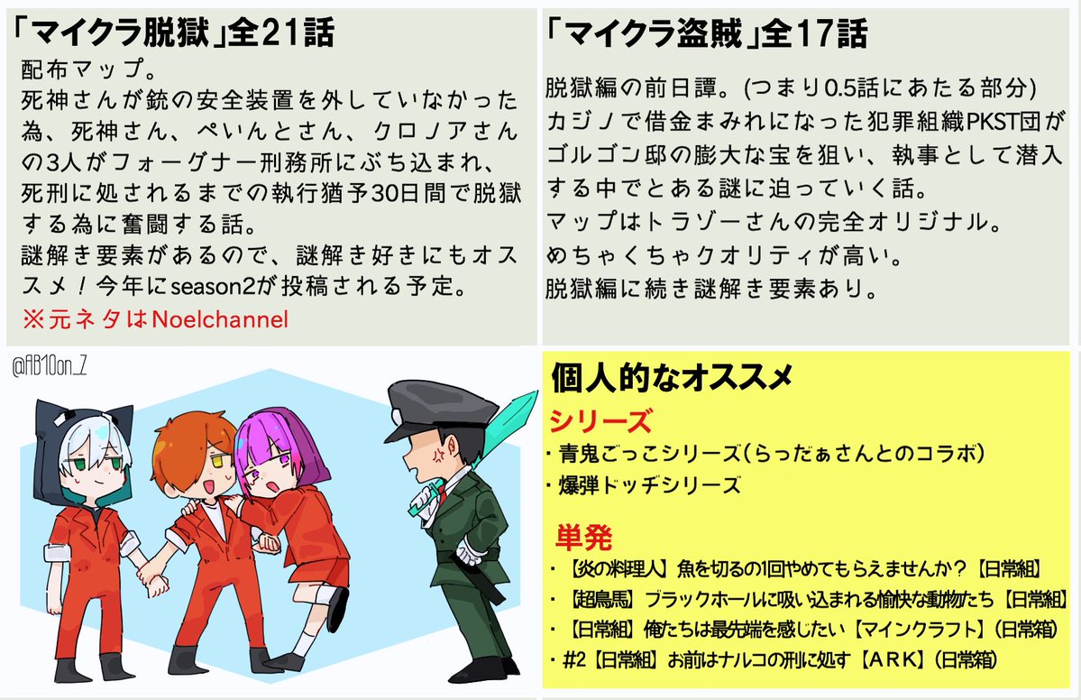 急な長期休みで何もすることが無い人も日常組の動画を見てくれ…