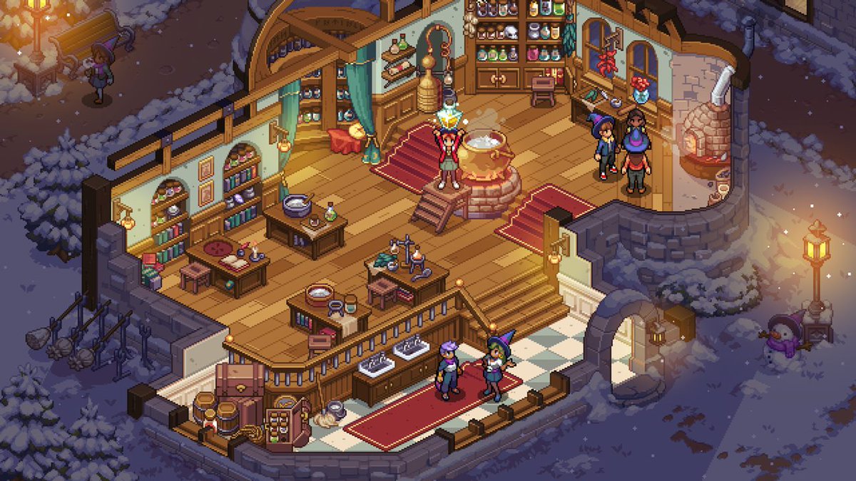 【ニュース】魔法学校生活ゲーム『Witchbrook』久々の新情報公開