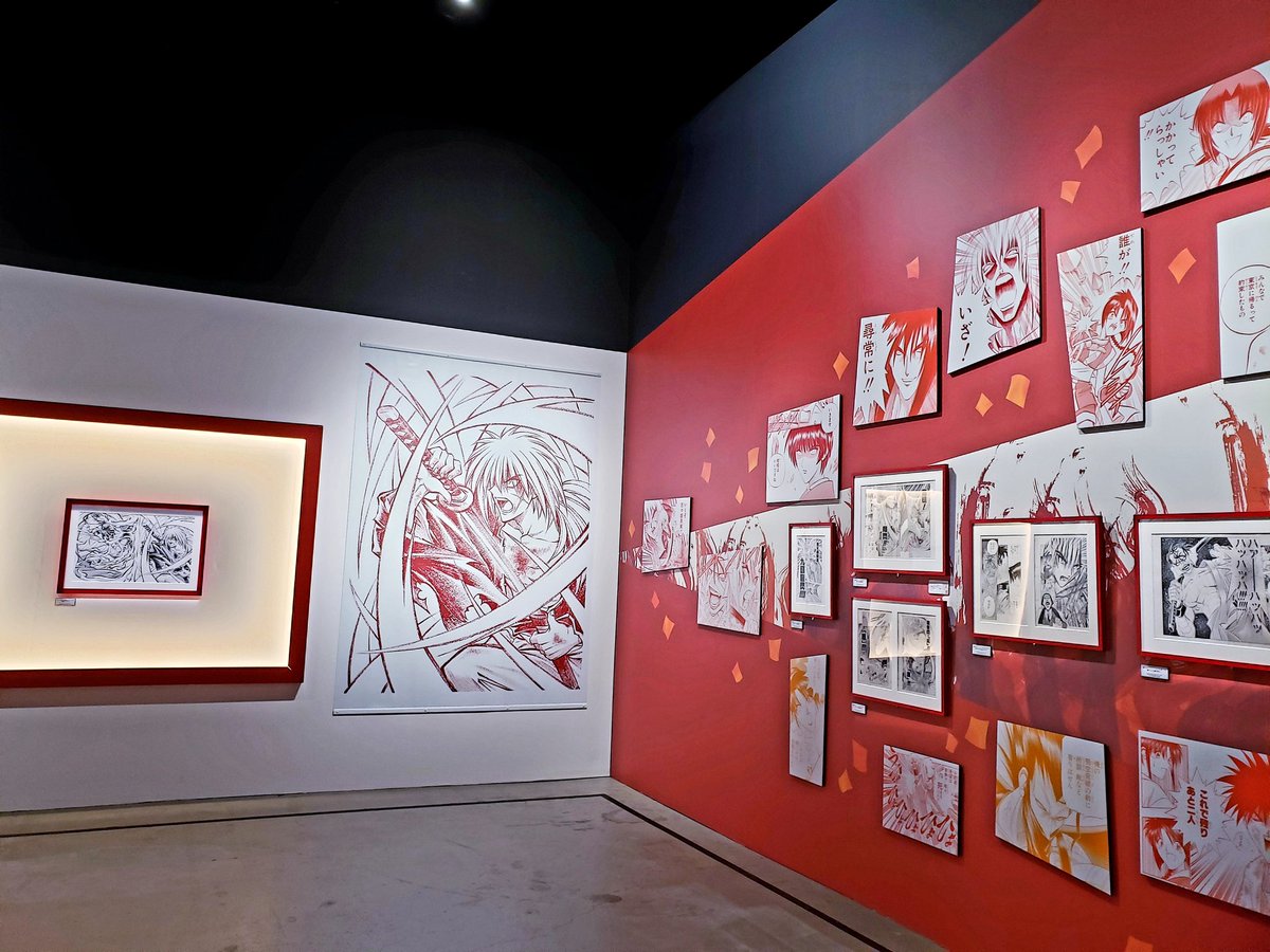 るろ剣展、日曜でこれですよ…ヤバいでしょ…関係者の内覧かよ