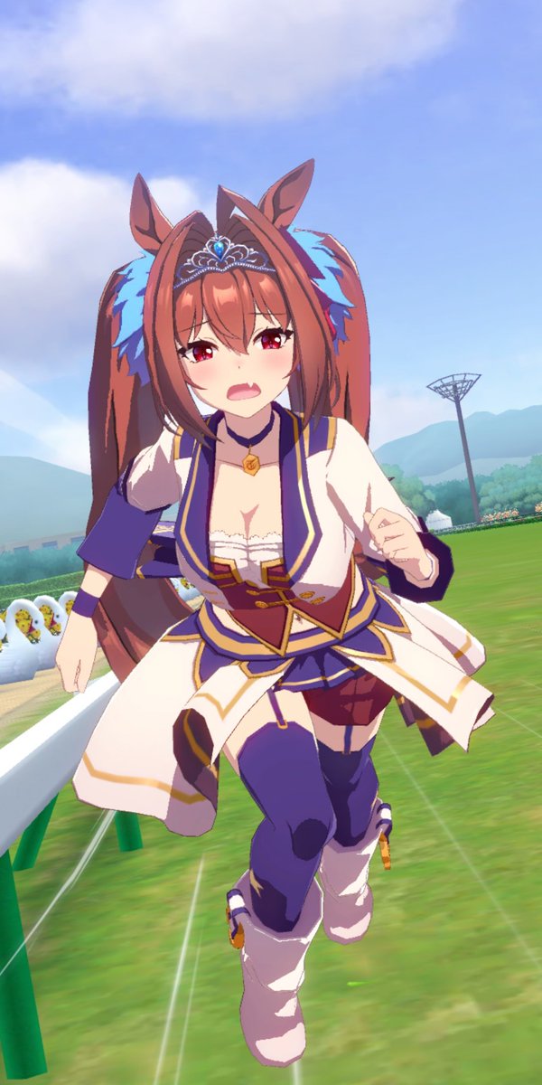 これはスタミナも根性も切れてクシャクシャになったダイワスカーレットです 