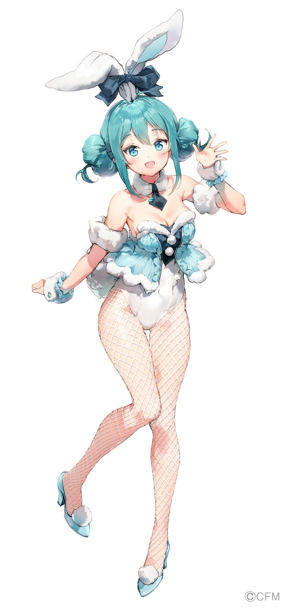 フリュー様にて発売予定のプライズフィギュア「初音ミクのBicute Bnnies Figure第2弾」のイラストを描かせていただきました