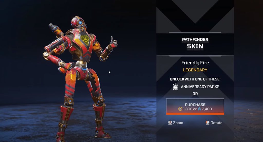 2周年記念コレクションイベントで販売されるスキン  #Apex #エーペックスレジェンズ 