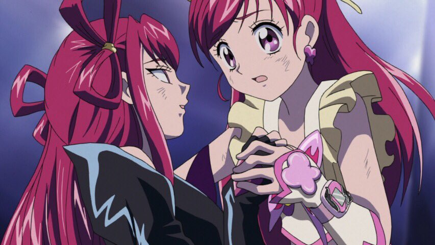 新フォームのドリームがダクドリちゃんと髪型が同じって聞いて、見てみたら全く同じで泣いてる