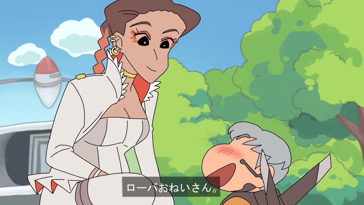 掛け合いの既視感(模写)