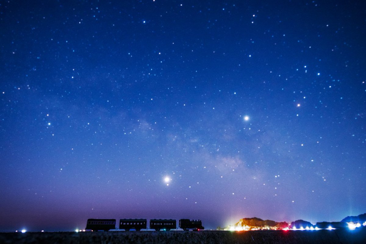 KAGAYAさんの銀河鉄道の夜をイメージして撮ってみました