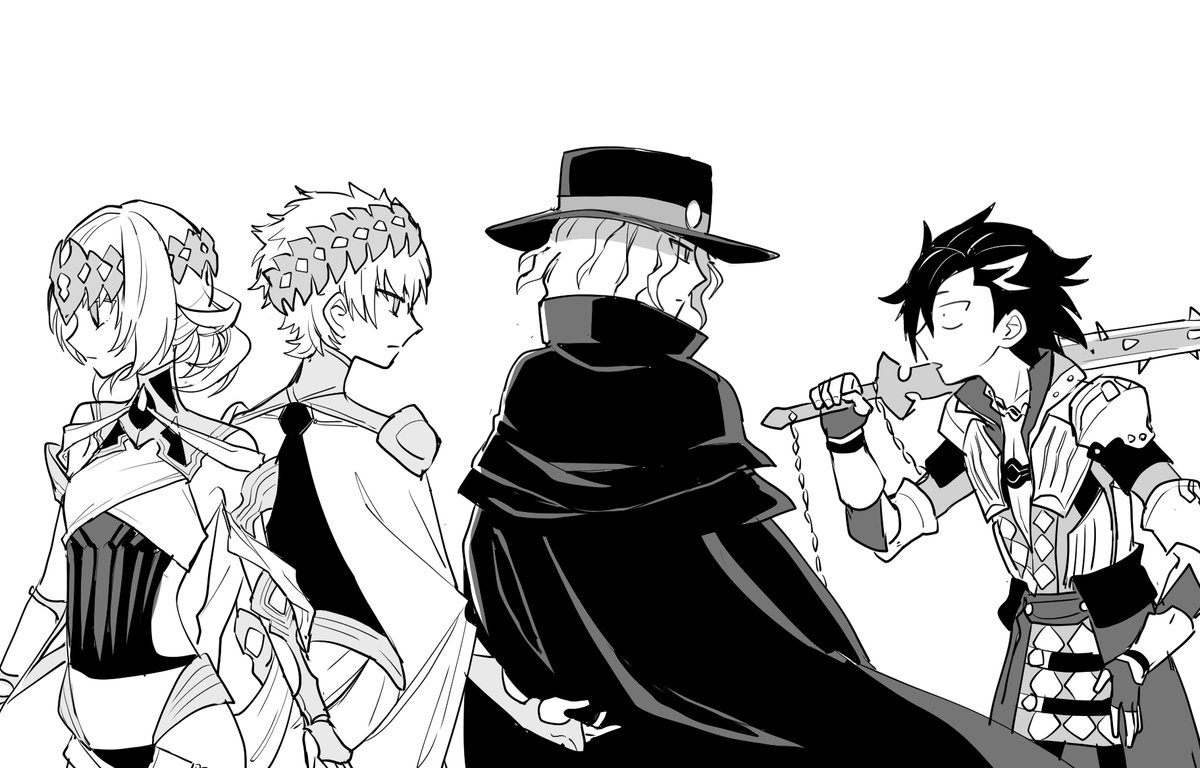 ディオスクロイとエドモンの後ろの人にかかる圧がすごそう 